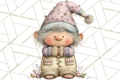 Fairy Gnome Forest Clipart PNG, Pastel Forest Gnomes Product Image 4