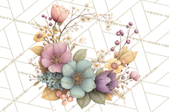 Spring Dark Academia Floral Botanical PNG Clipart Product Image 3