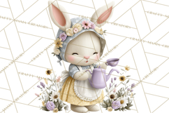 Easter Forest Animal Clipart, Cute Tea Party Woodland Png Product Image 3