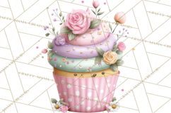 Easter Forest Animal Clipart, Cute Tea Party Woodland Png Product Image 2