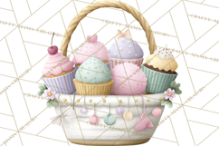 Easter Forest Animal Clipart, Cute Tea Party Woodland Png Product Image 5
