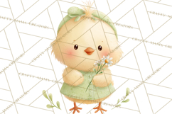 Baby Farm Animals Clipart PNG, Cute Spring Animals Product Image 5