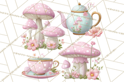 Easter Forest Animal Clipart, Cute Tea Party Woodland Png Product Image 3