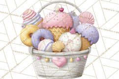 Easter Forest Animal Clipart, Cute Tea Party Woodland Png Product Image 5