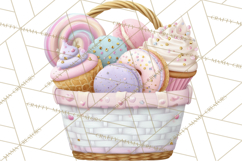 Easter Forest Animal Clipart, Cute Tea Party Woodland Png Product Image 2