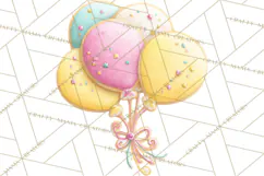 Birthday Cookies PNG, Birthday Cookie Clipart, Cute Sugar Product Image 2