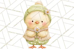 Baby Farm Animals Clipart PNG, Cute Spring Animals Product Image 3