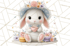 Easter Forest Animal Clipart, Cute Tea Party Woodland Png Product Image 4