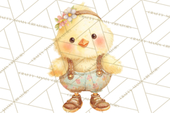 Baby Farm Animals Clipart PNG, Cute Spring Animals Product Image 4