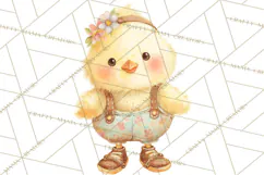 Baby Farm Animals Clipart PNG, Cute Spring Animals Product Image 4