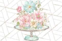 50s Retro Kitchen Clipart, Vintage 1950s Kitchen Appliances Product Image 4