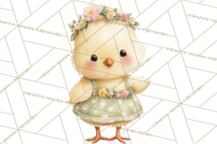 Baby Farm Animals Clipart PNG, Cute Spring Animals Product Image 5