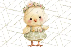 Baby Farm Animals Clipart PNG, Cute Spring Animals Product Image 5