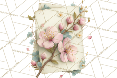 Spring Dark Academia Floral Botanical PNG Clipart Product Image 5