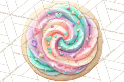 Birthday Cookies PNG, Birthday Cookie Clipart, Cute Sugar Product Image 2