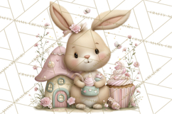 Easter Candy Animals Clipart PNG, Cute Pastel Critters Product Image 5