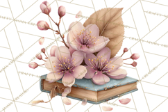 Spring Dark Academia Floral Botanical PNG Clipart Product Image 2