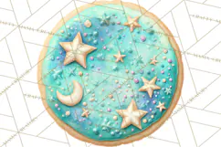 Birthday Cookies PNG, Birthday Cookie Clipart, Cute Sugar Product Image 3