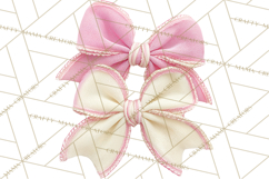 Bows Clipart, Girly Pastel Decorative Png, Layered Satin Product Image 3