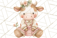 Baby Farm Animals Clipart PNG, Cute Spring Animals Product Image 3