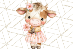 Baby Farm Animals Clipart PNG, Cute Spring Animals Product Image 2