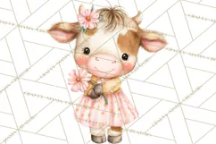 Baby Farm Animals Clipart PNG, Cute Spring Animals Product Image 2