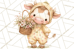 Baby Farm Animals Clipart PNG, Cute Spring Animals Product Image 3