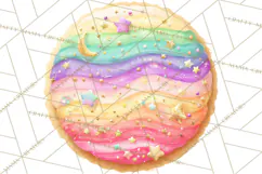 Birthday Cookies PNG, Birthday Cookie Clipart, Cute Sugar Product Image 3