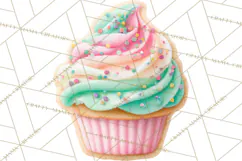 Birthday Cookies PNG, Birthday Cookie Clipart, Cute Sugar Product Image 4