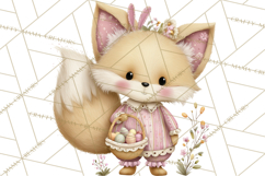 Easter Candy Animals Clipart PNG, Cute Pastel Critters Product Image 4