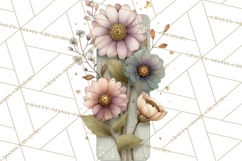 Spring Dark Academia Floral Botanical PNG Clipart Product Image 3