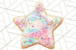 Birthday Cookies PNG, Birthday Cookie Clipart, Cute Sugar Product Image 5