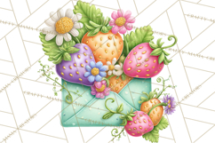 Summer Letters and Mail PNG, Summer Stationery Clipart Product Image 2