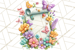 Summer Letters and Mail PNG, Summer Stationery Clipart Product Image 3