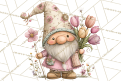 Easter Gnome Clipart, Cute Spring Gnomes PNG Product Image 2