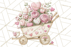 Valentine Gnome Clipart PNG, Gnome Girl Valentine Clip Art Product Image 3