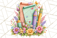 Summer Letters and Mail PNG, Summer Stationery Clipart Product Image 2