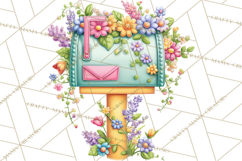 Summer Letters and Mail PNG, Summer Stationery Clipart Product Image 5