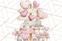 Valentine Gnome Clipart PNG, Gnome Girl Valentine Clip Art Product Image 4