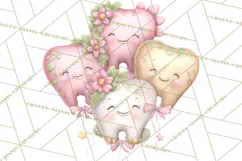 Dinosaur Dentist Clipart Cute Pediatric Dental PNG Product Image 4