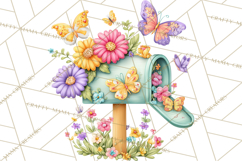 Summer Letters and Mail PNG, Summer Stationery Clipart Product Image 5