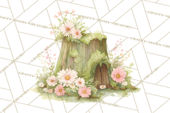 Baby Forest Animals Clipart PNG, Cute Spring Woodland Animal Product Image 5