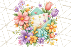 Summer Letters and Mail PNG, Summer Stationery Clipart Product Image 5