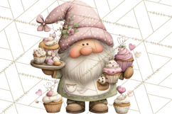 Easter Gnome Clipart, Cute Spring Gnomes PNG Product Image 2