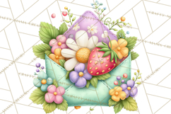 Summer Letters and Mail PNG, Summer Stationery Clipart Product Image 3