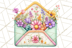 Summer Letters and Mail PNG, Summer Stationery Clipart Product Image 3