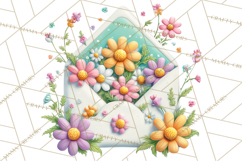 Summer Letters and Mail PNG, Summer Stationery Clipart Product Image 2