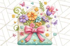 Summer Letters and Mail PNG, Summer Stationery Clipart Product Image 4