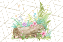 Baby Forest Animals Clipart PNG, Cute Spring Woodland Animal Product Image 5