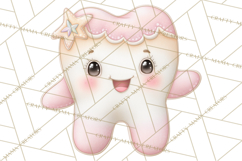 Dinosaur Dentist Clipart Cute Pediatric Dental PNG Product Image 4